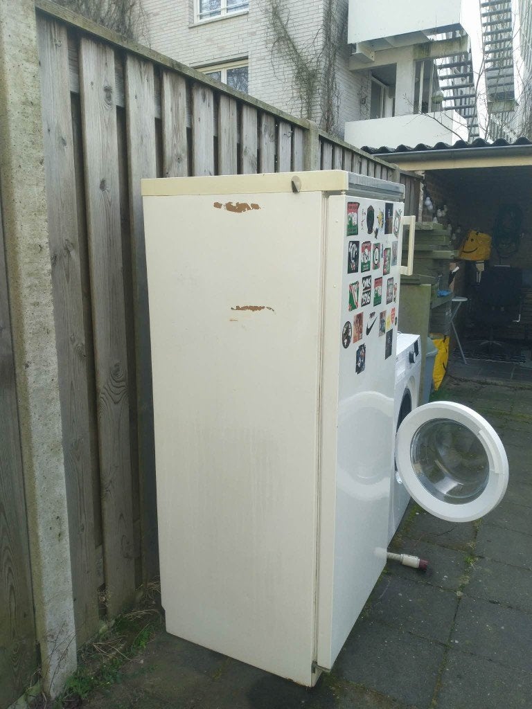 koelkast gratis, fridge - gratis, Ophalen, 160 cm of meer, Minder dan 75 liter, Zonder vriesvak