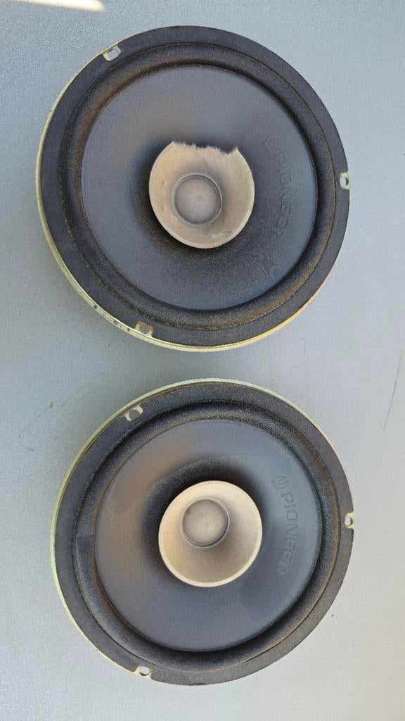 Twee 16cm Pioneer TS-G1610 speakers, Auto diversen, Ophalen of Verzenden, Gebruikt