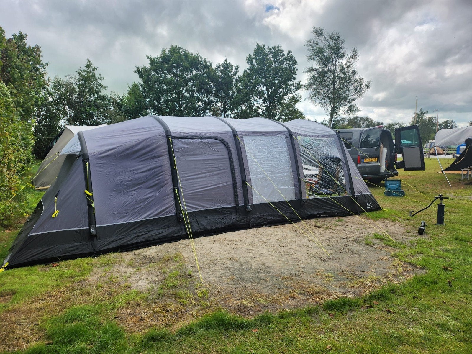 Kampa hayling air 6 tent met nieuwe extra voortent, Caravans en Kamperen, Ophalen of Verzenden