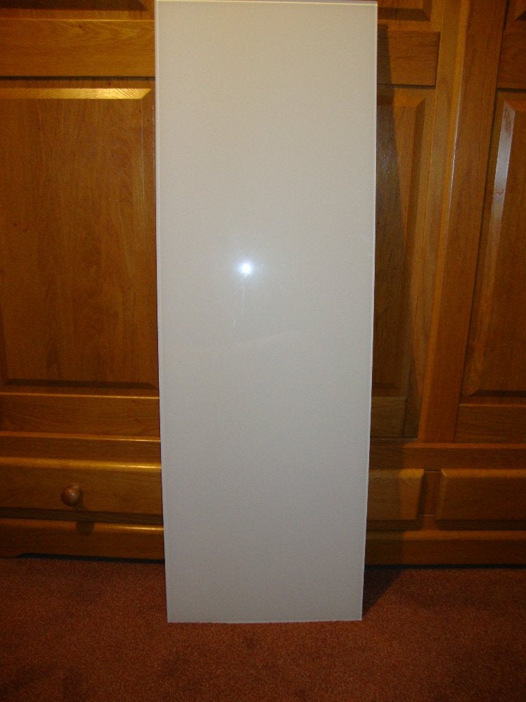 glazen plaat melkglas voor tafel of kast, Ophalen, 100 tot 150 cm, 50 tot 100 cm, Tafelblad