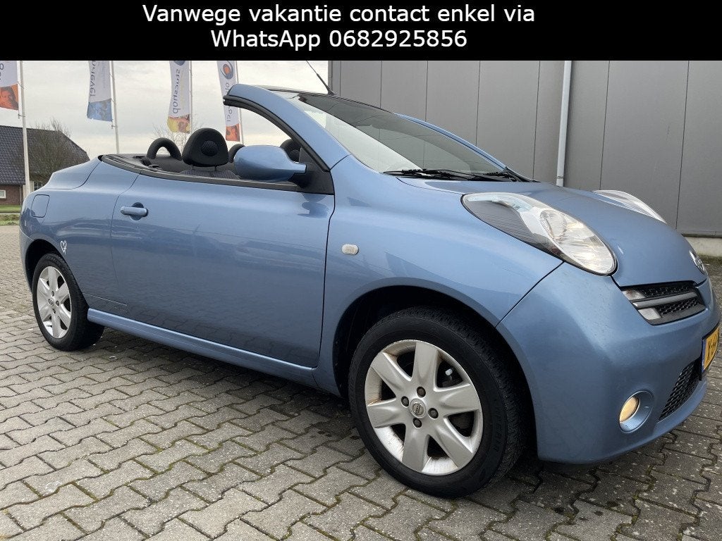 Nissan Micra C+C 1.4 AIRCO 81.161km APK: Nieuw bij afleverin, Voorwielaandrijving, 15 km/l, Gebruikt, 750 kg