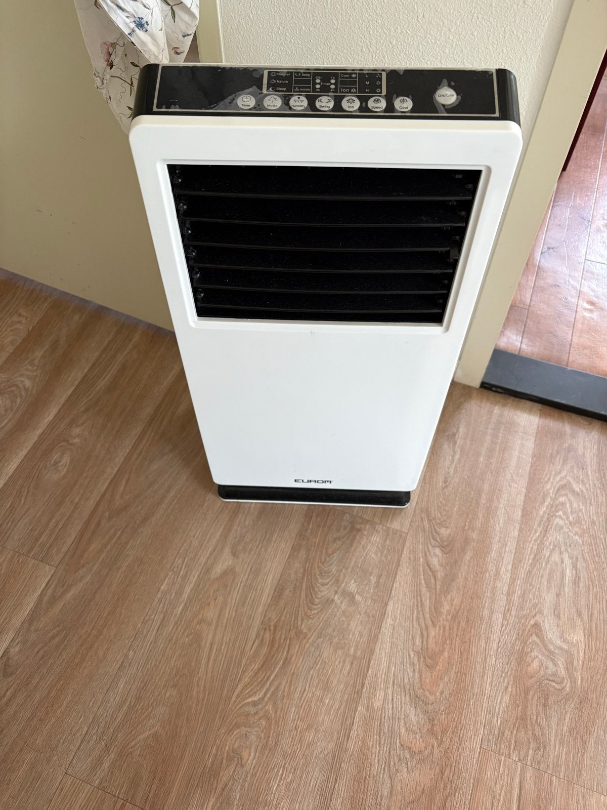 Eurom Mobiele Aircooler - Wit, Witgoed en Apparatuur, Airco's, Gebruikt, Minder dan 60 m³, Timer, 3 snelheden of meer