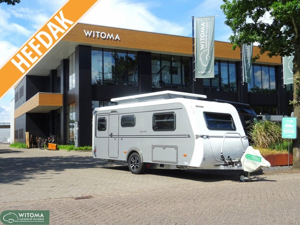 Eriba Feeling 470 50 jaar Witoma voordeel!, Caravans en Kamperen, Standaardzit, Schokbreker, Bedrijf, 5 tot 6 meter