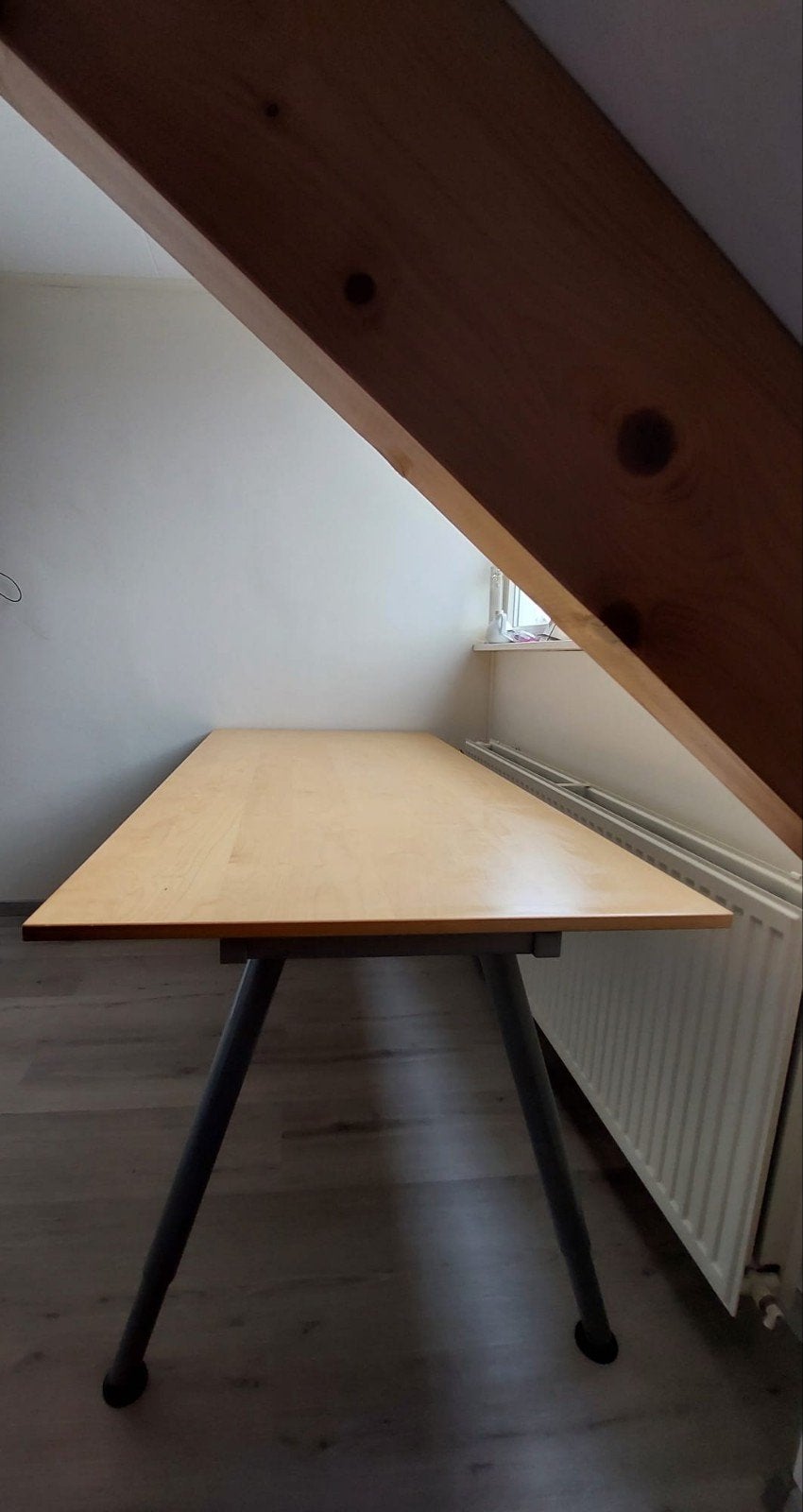IKEA Galant bureau - 160x80 cm - verstelbaar, Ophalen, Gebruikt, In hoogte verstelbaar, Metaal
