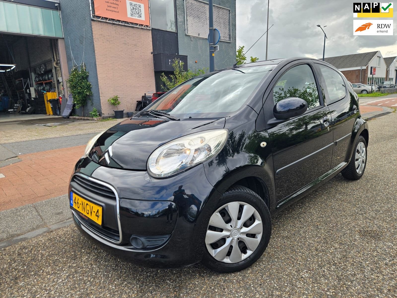 Citroen C1 1.0-12V Ambiance GARANTIE AUTOMAAT Open Dak Airco, Auto's, Metallic lak, Gebruikt, 4 stoelen, C1