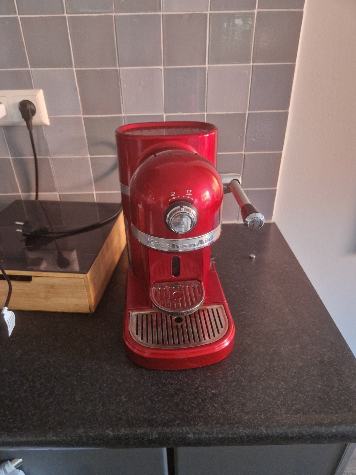 KitchenAid Koffiemachine - Rood voor onderdelen, Witgoed en Apparatuur, 10 kopjes of meer, Ophalen of Verzenden, Niet werkend