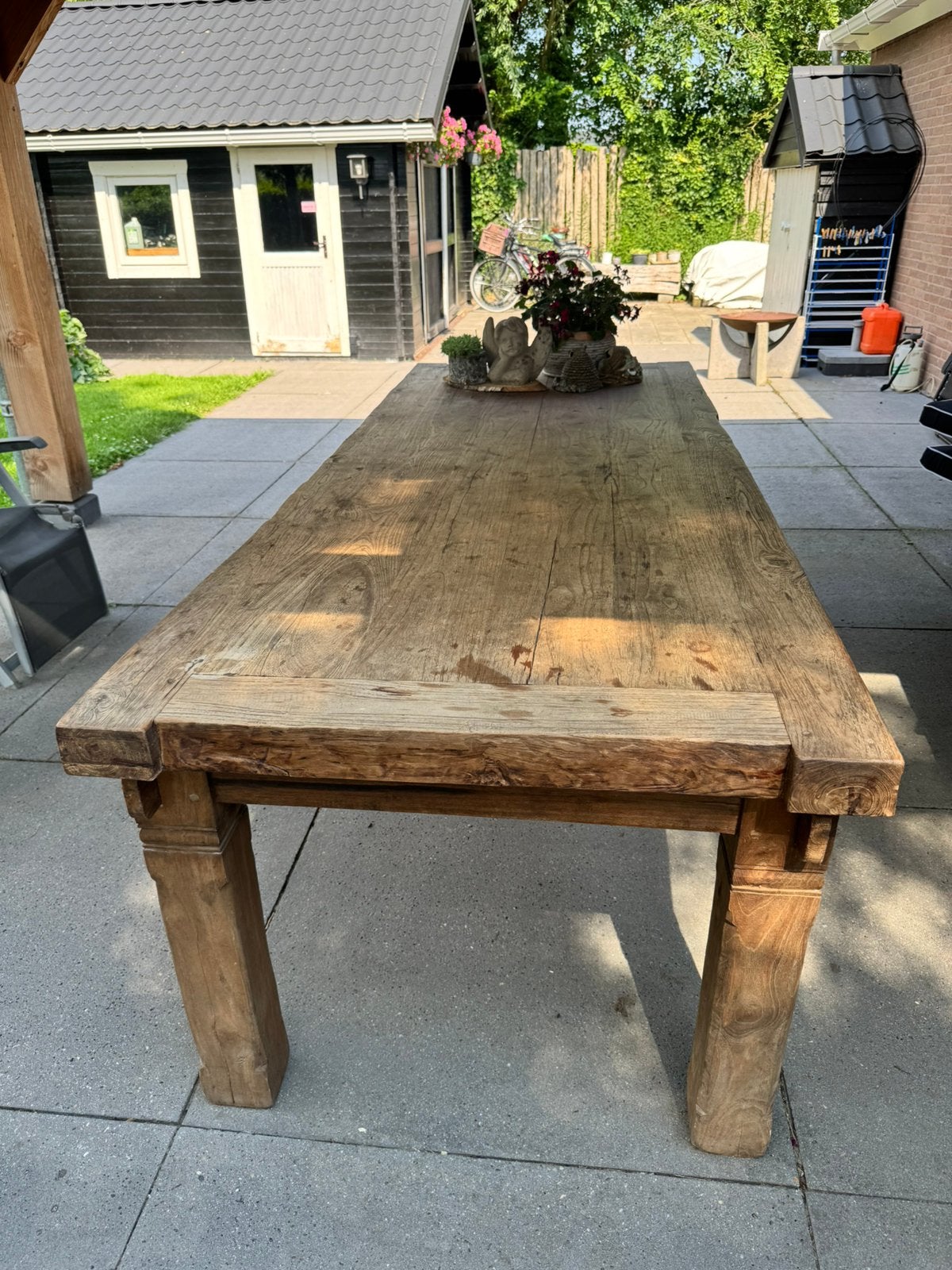Teakhouten tafel, Antiek en Kunst, Ophalen