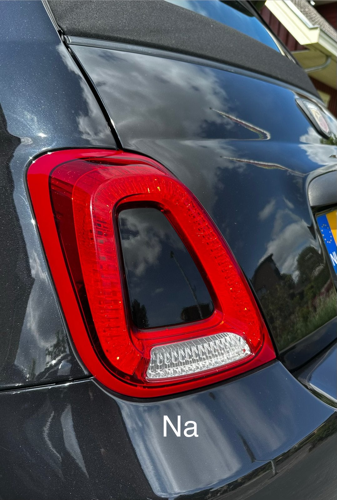Fiat 500 facelift achterlichten omgebouwd, Auto-onderdelen, Verlichting, Ophalen of Verzenden, Fiat