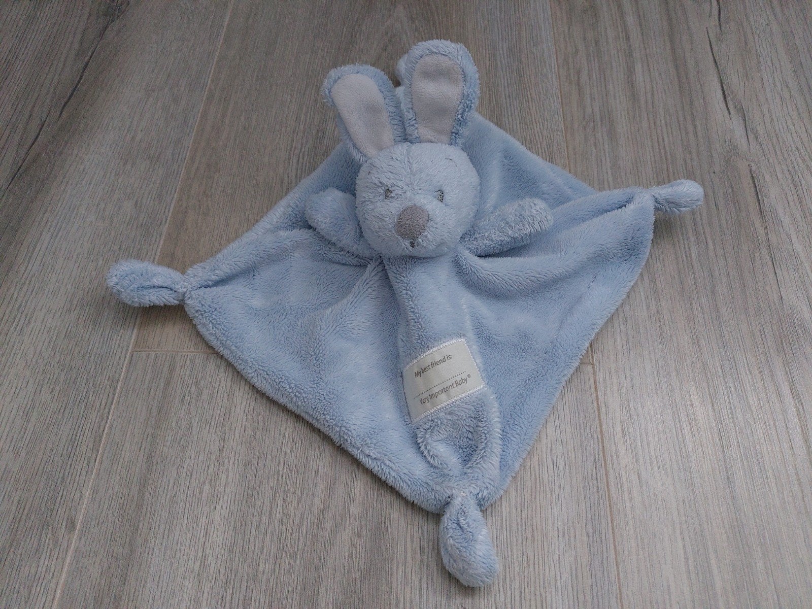 Knuffel knuffeldoekje konijn vib baby blauw L805, Kinderen en Baby's, Speelgoed | Knuffels en Pluche, Ophalen of Verzenden, Zo goed als nieuw