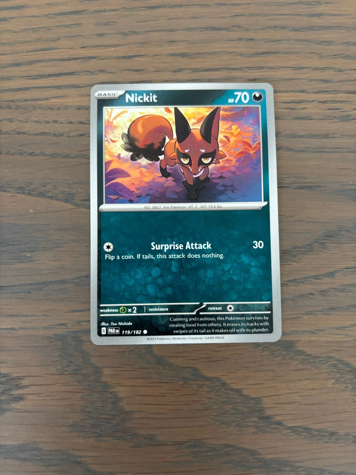 Pokémon Kaart Nickit 119/182 - Basic - HP70, Ophalen of Verzenden, Nieuw, Losse kaart