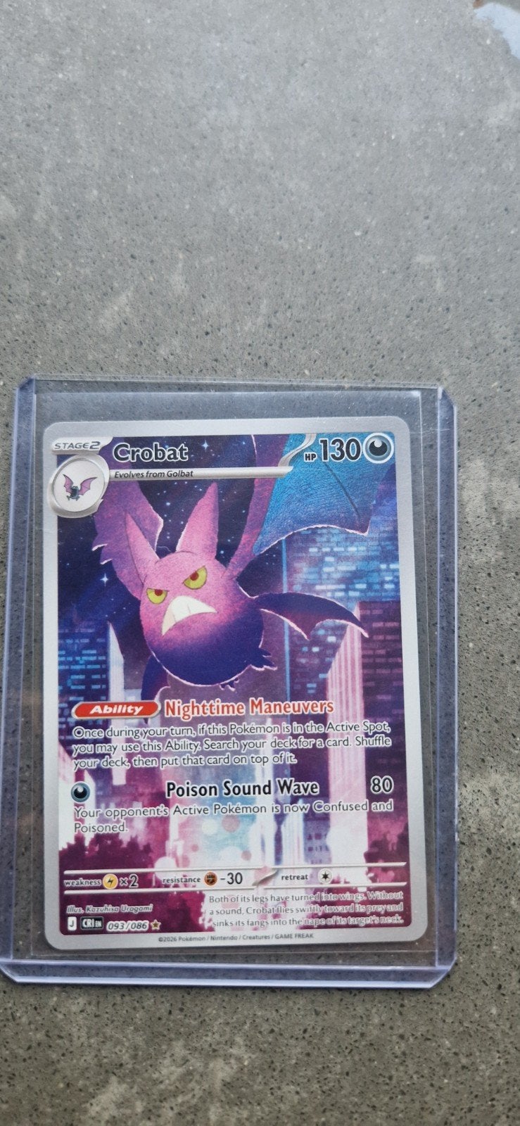 Crobat  093/086, Ophalen of Verzenden, Zo goed als nieuw, Losse kaart