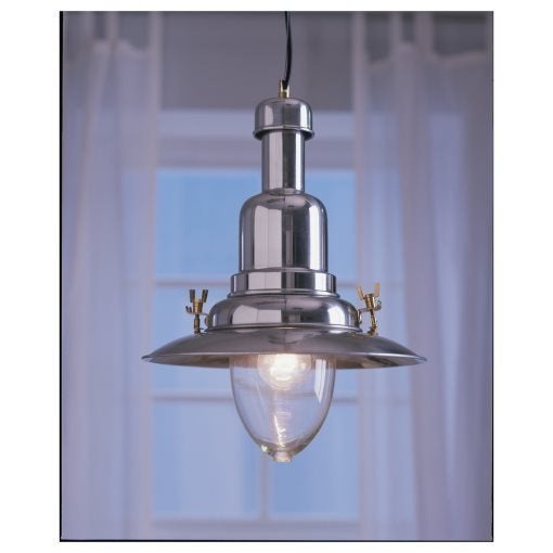 Ikea scheepslamp Ottava, Ophalen, Gebruikt, Glas, Vintage scheepslamp
