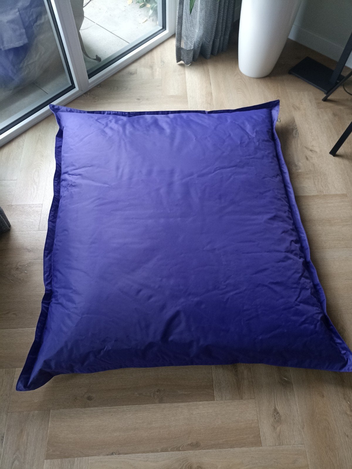 Paarse zitzak - Comfortabel en stijlvol, Huis en Inrichting, Ophalen, Zo goed als nieuw, Paars, Zitzak