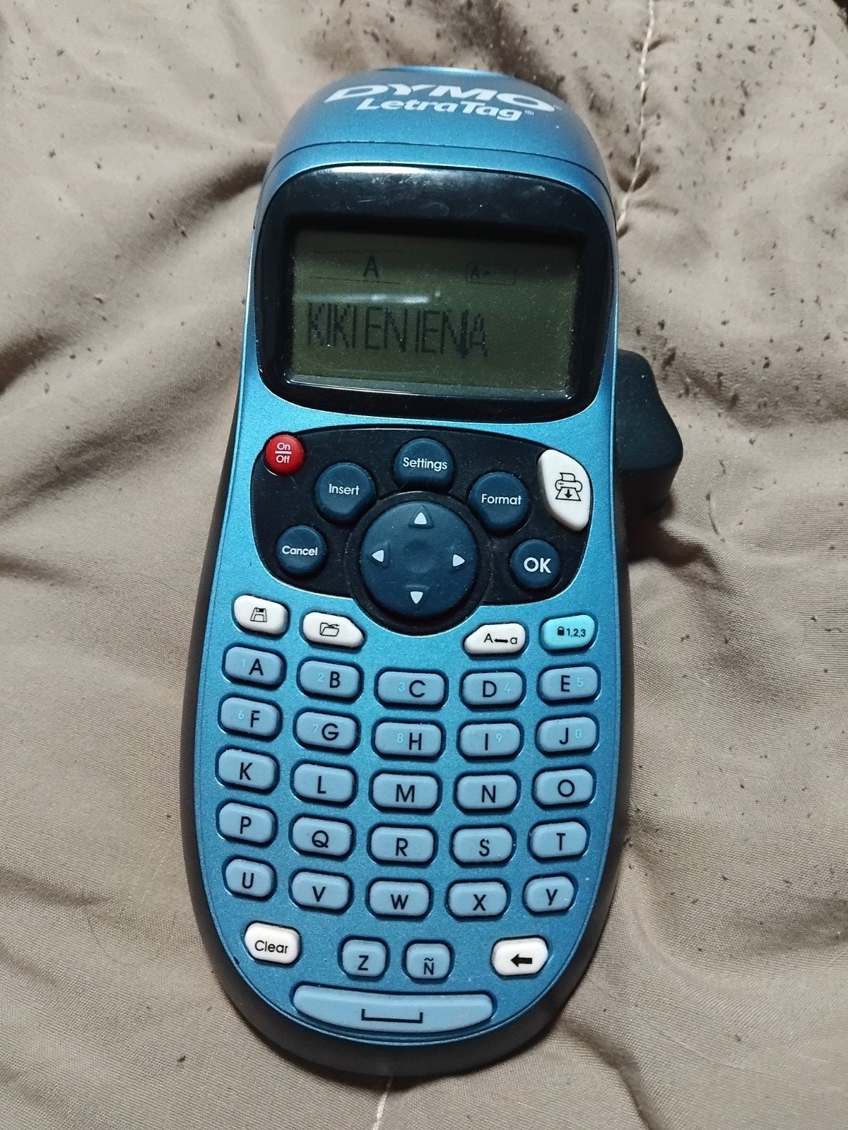 Dymo LetraTag labelprinter - zo goed als nieuw, Computers en Software, Ophalen of Verzenden