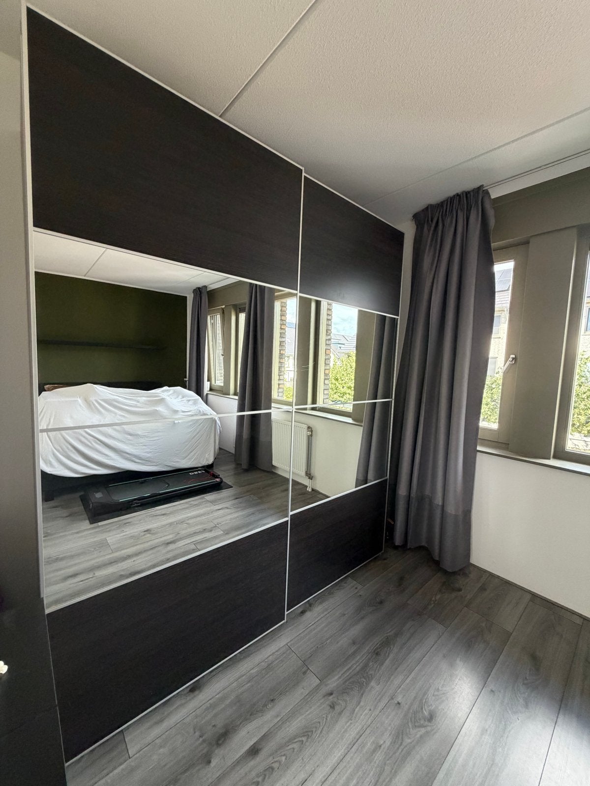 IKEA Pax Schuifdeuren Zwartbruin 200x236 (set van 2), Ophalen, Gebruikt, 200 cm of meer, 150 tot 200 cm