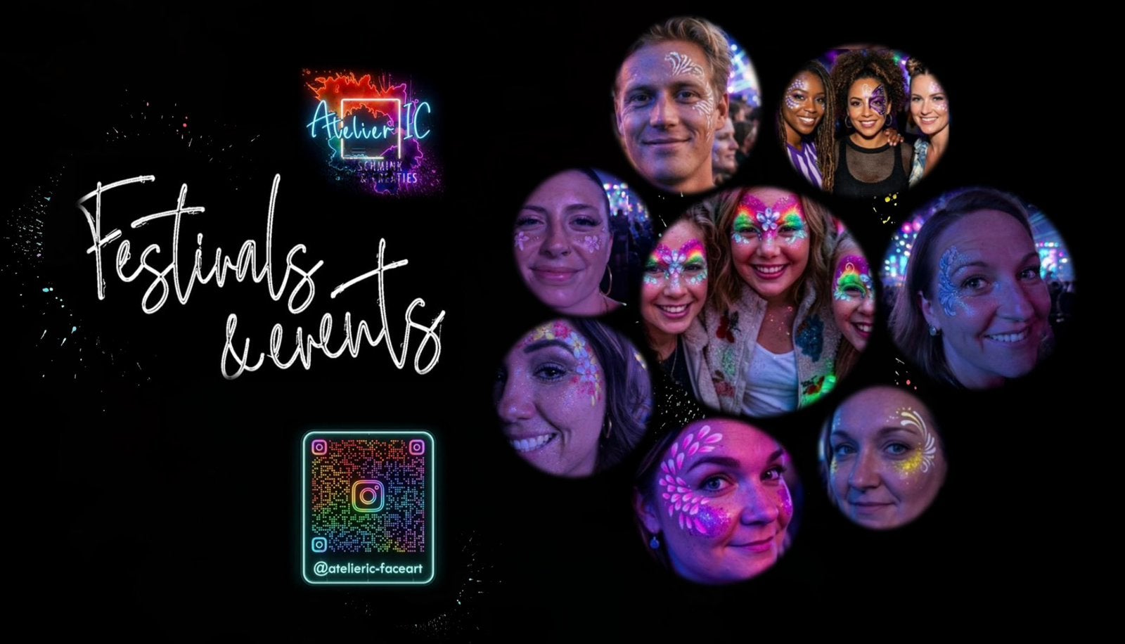 Schmink & fineart - festivals & events, Ophalen, Zo goed als nieuw, Carnaval