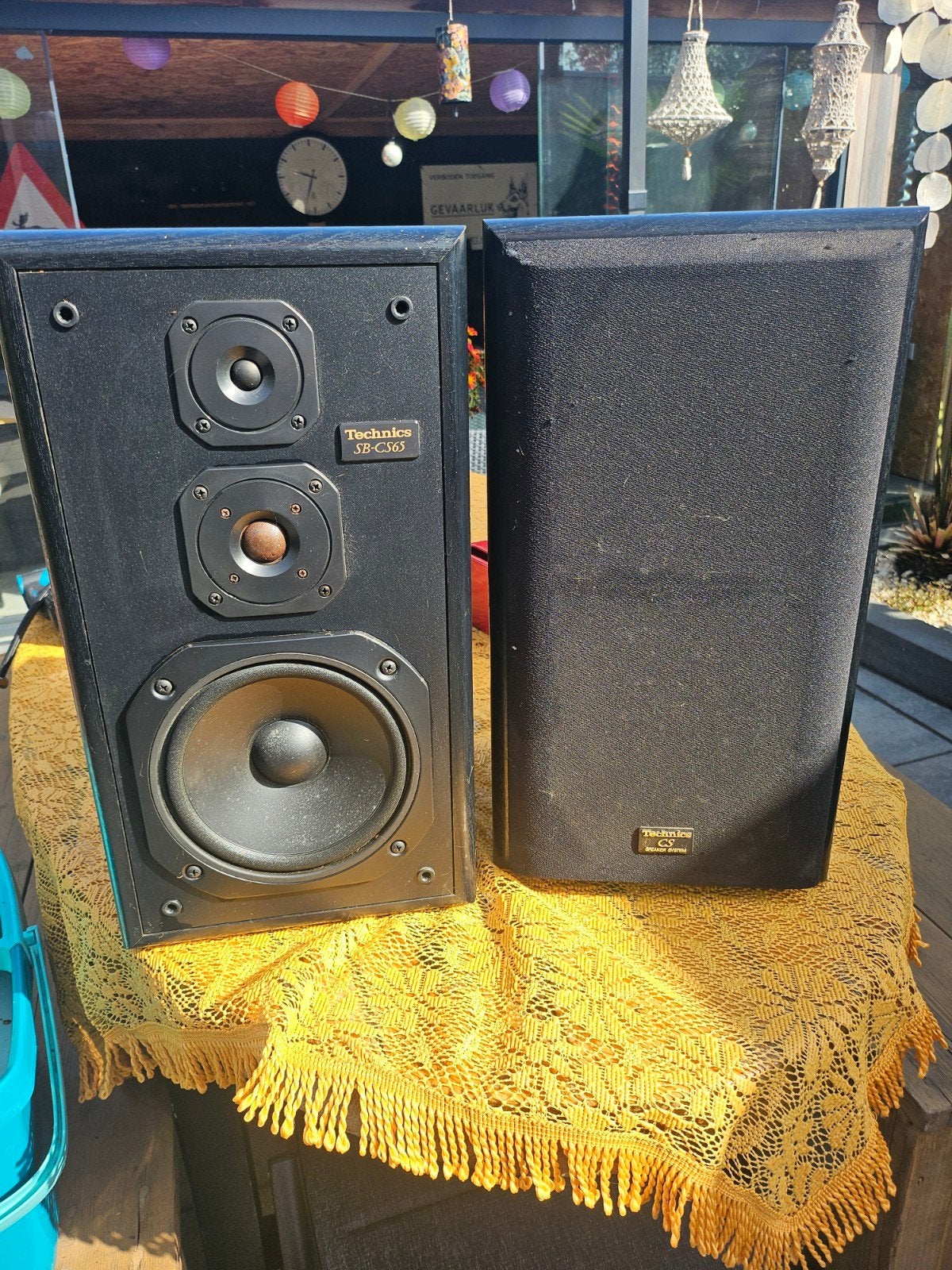 Technics SB-CS65 3-weg speakers - 120W muziekvermogen, Ophalen of Verzenden