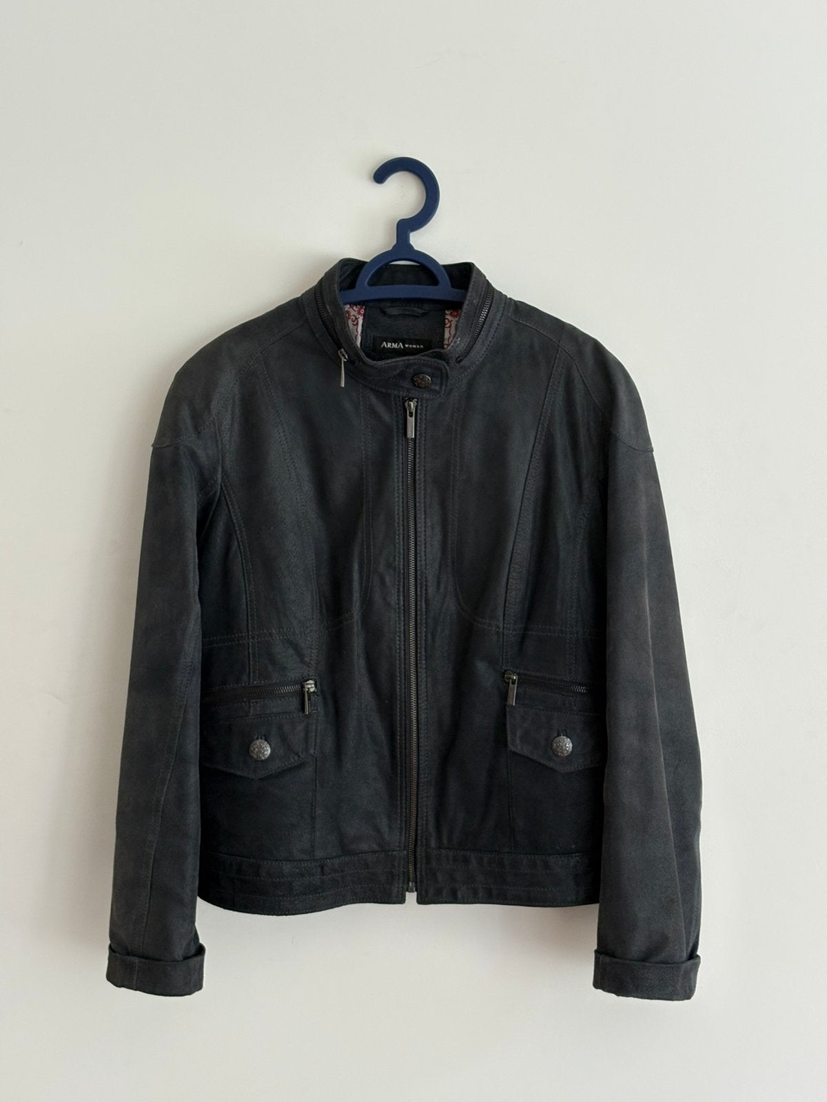Vintage Arma leren damesjas, Kleding | Dames, Jassen | Zomer, Ophalen of Verzenden, Zo goed als nieuw, Maat 46/48 (XL) of groter