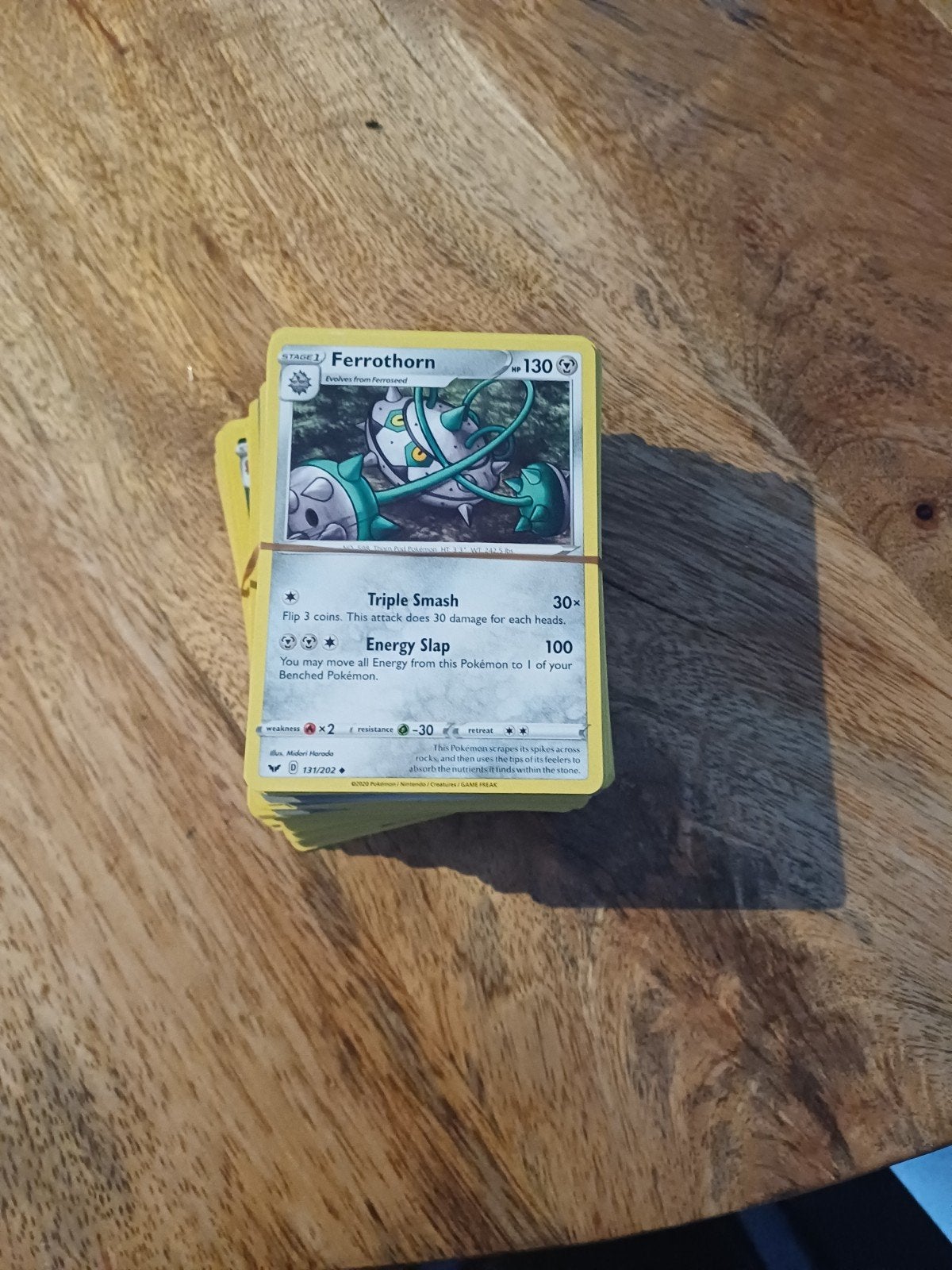 Pokémon kaarten - Ferrothron en meer, Ophalen of Verzenden, Gebruikt, Meerdere kaarten