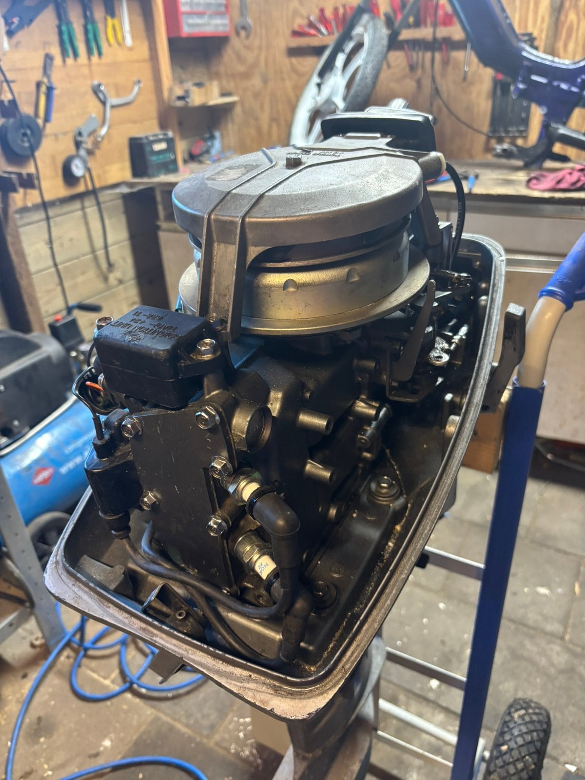 Mariner 8 pk 2 takt, Ophalen, Zo goed als nieuw, Motor en Techniek, Motorboot