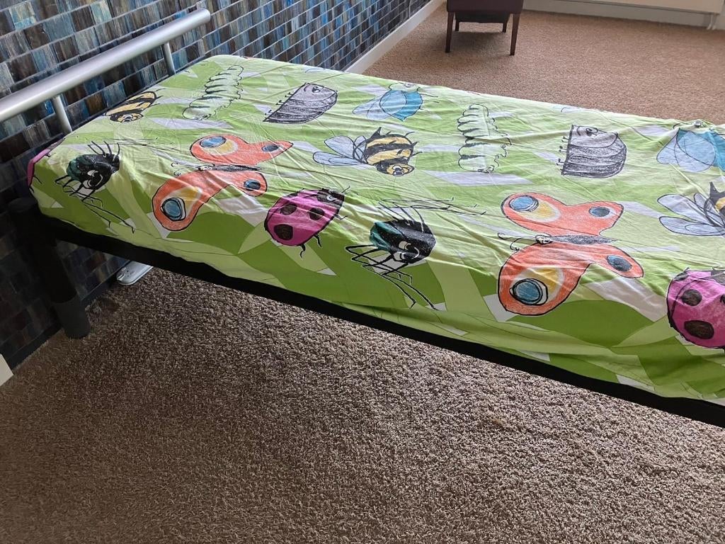 bed, Ophalen, Gebruikt, 90 cm, Eenpersoons