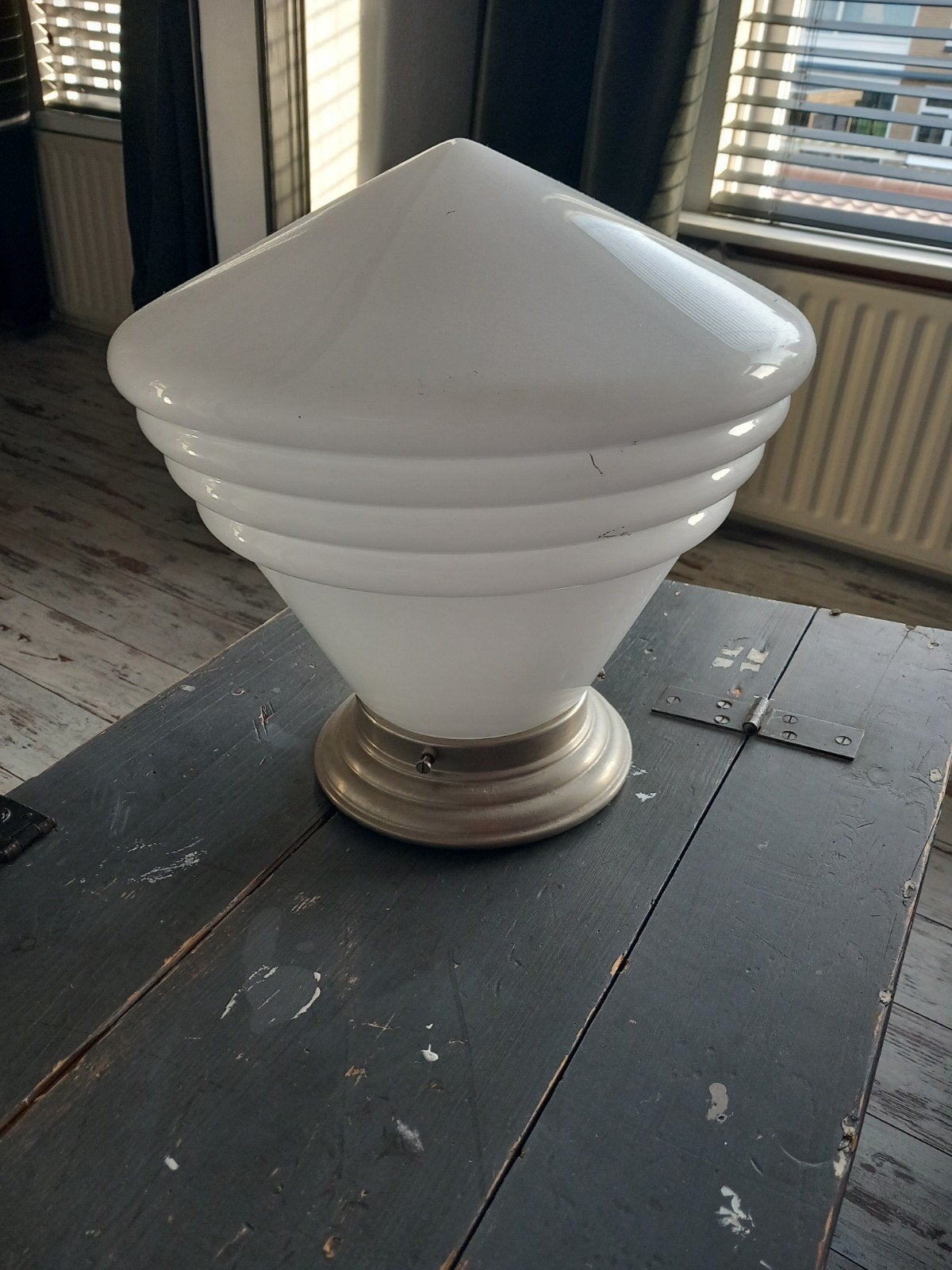 Vintage Art Deco  schoollamp, Ophalen of Verzenden