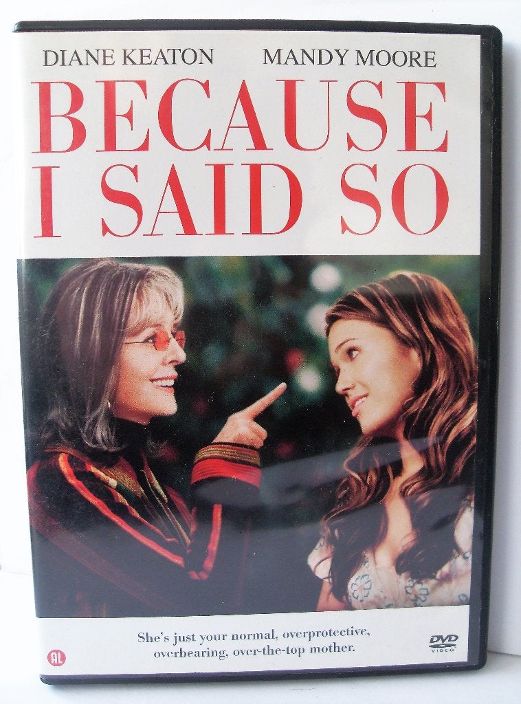 Because I Said (originele dvd) Diane Keaton & Mandy Moore, Alle leeftijden, Romantische komedie, Ophalen of Verzenden, Zo goed als nieuw