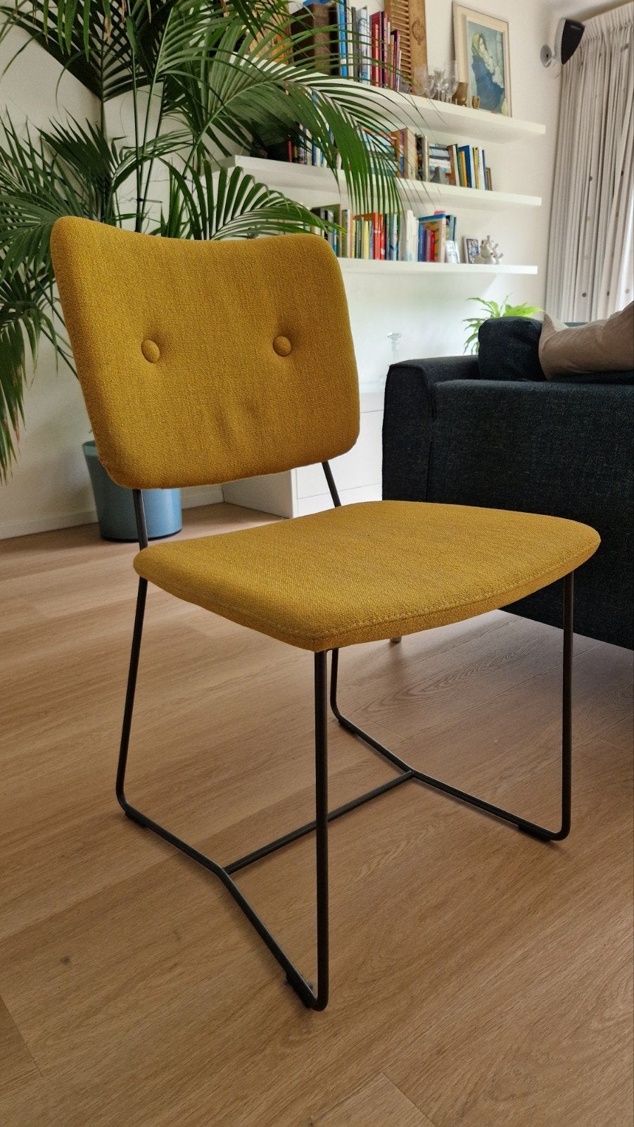 6 eetkamerstoelen Bert Plantagie Kiko, Huis en Inrichting, Stoelen, Ophalen, Overige kleuren, Zo goed als nieuw, Stof