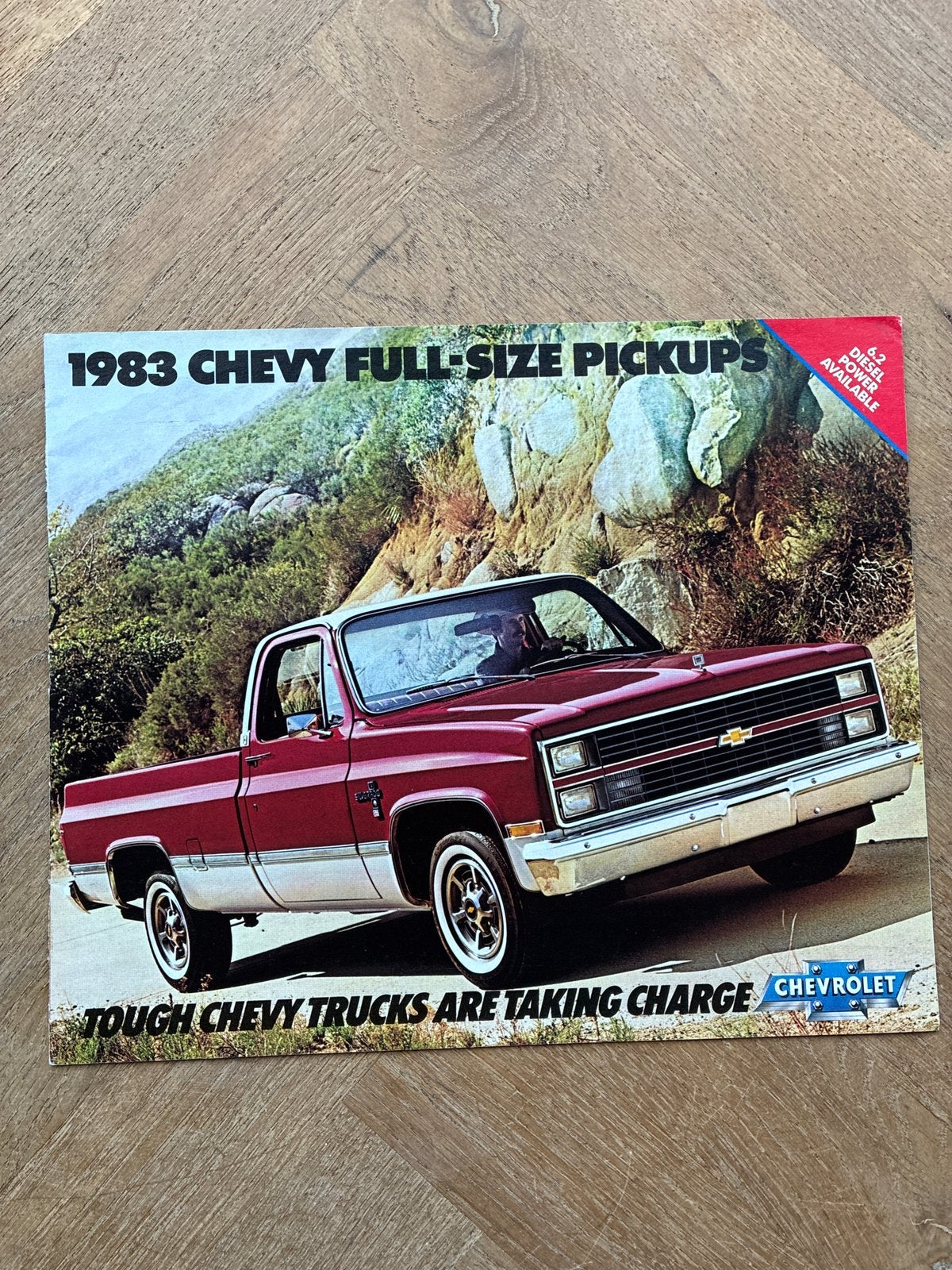 1983 Chevy Full-Size pickups brochure, Verzenden, Gelezen, Chevrolet