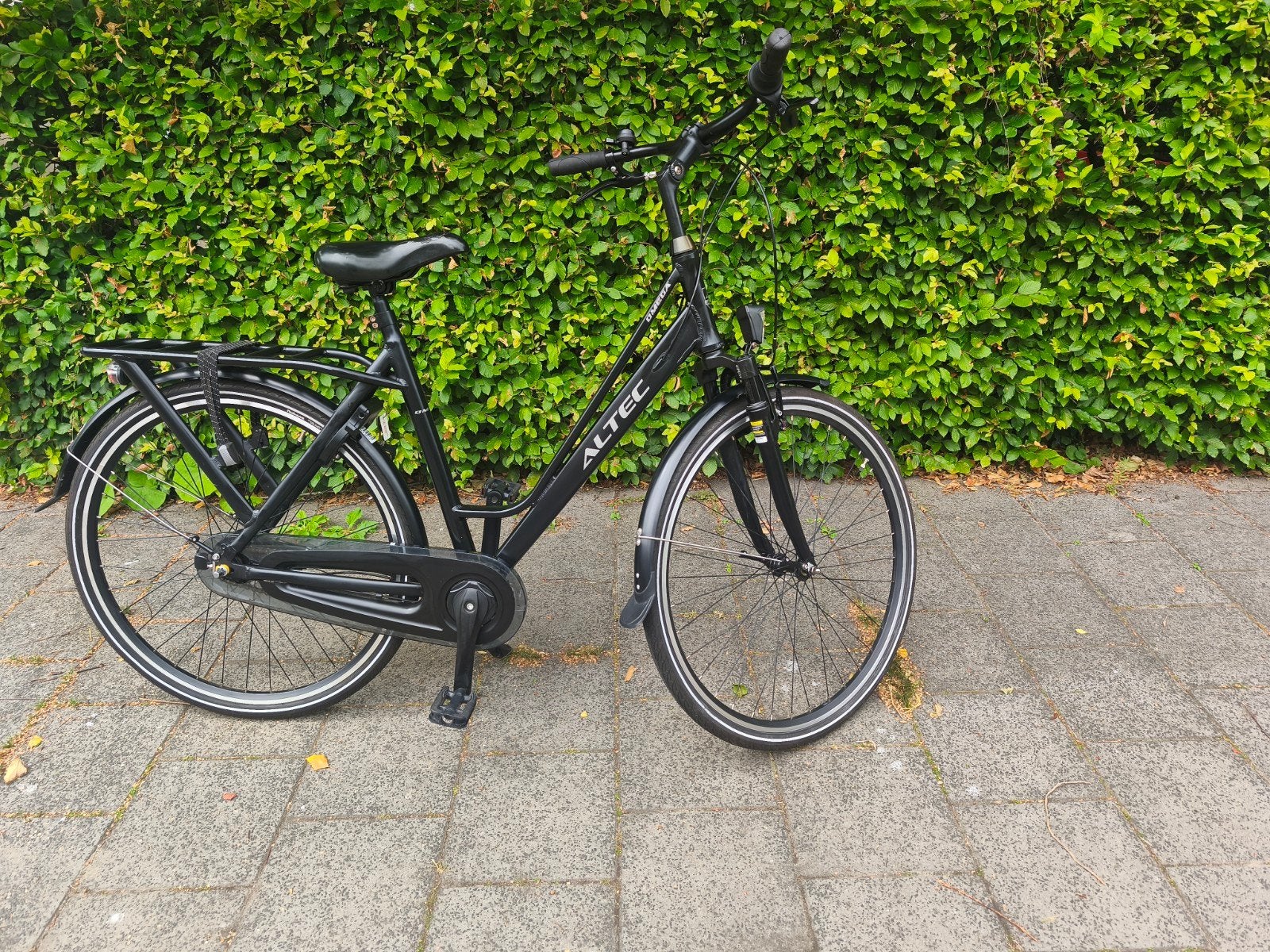 Nette Altec omega fiets, zwart 28 inch, Overige merken, 53 tot 56 cm, Velgrem, Versnellingen