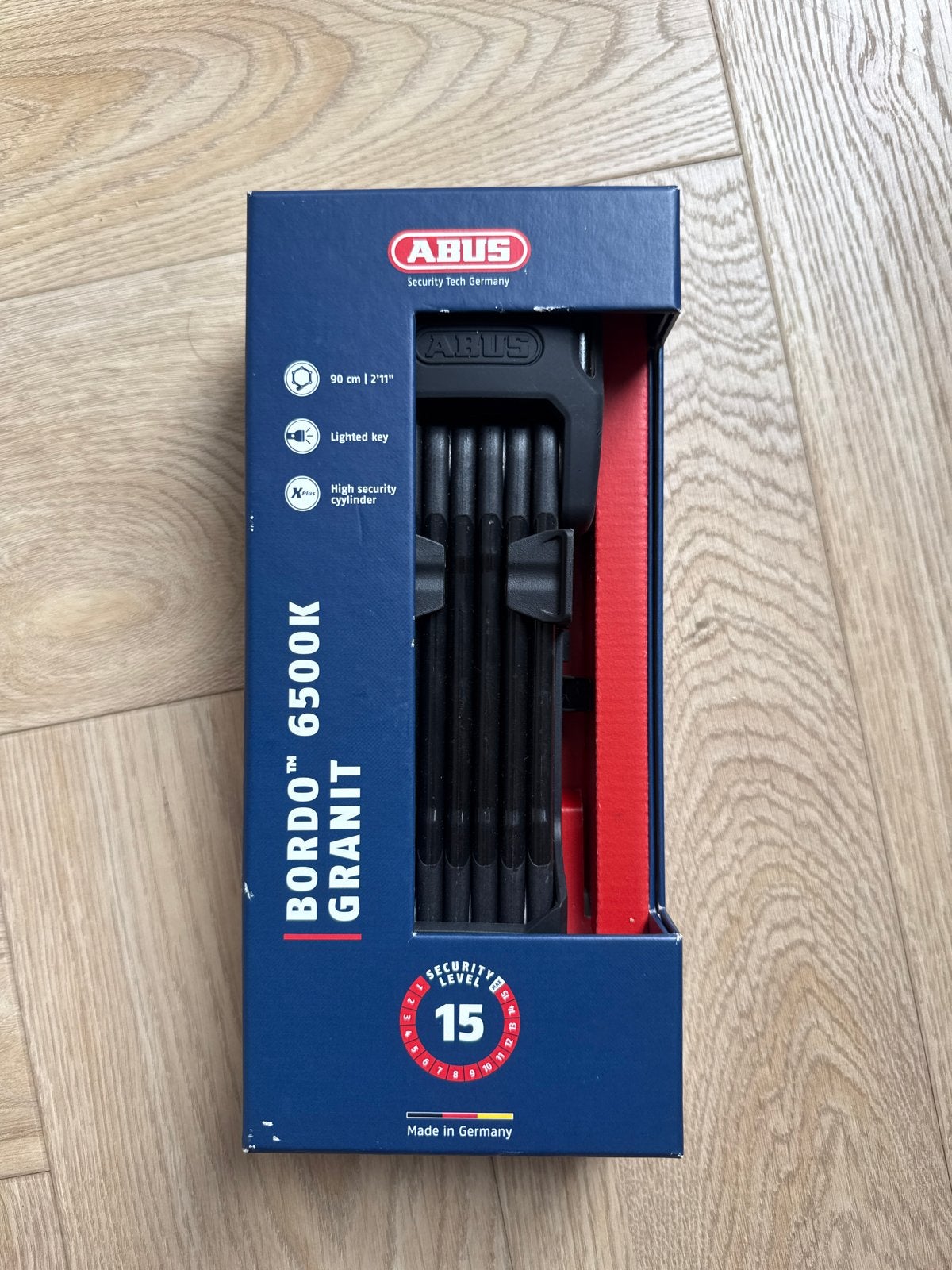 ABUS Bordo Granit 6500K Vouwslot - Nieuw in doos, Fietsen en Brommers, Fietsaccessoires | Fietssloten, Ophalen of Verzenden, Nieuw