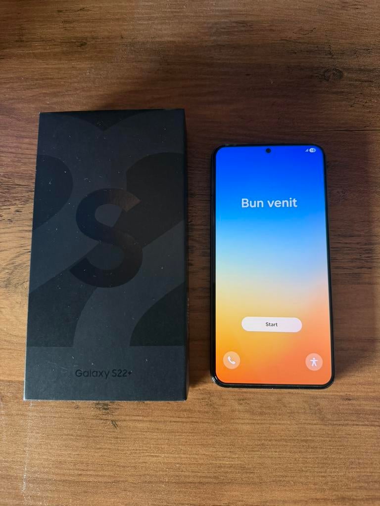 Samsung S22 Plus 256GB zwart - 5G Dual sim, Telecommunicatie, Mobiele telefoons | Samsung, Gebruikt, Zwart, Ophalen of Verzenden