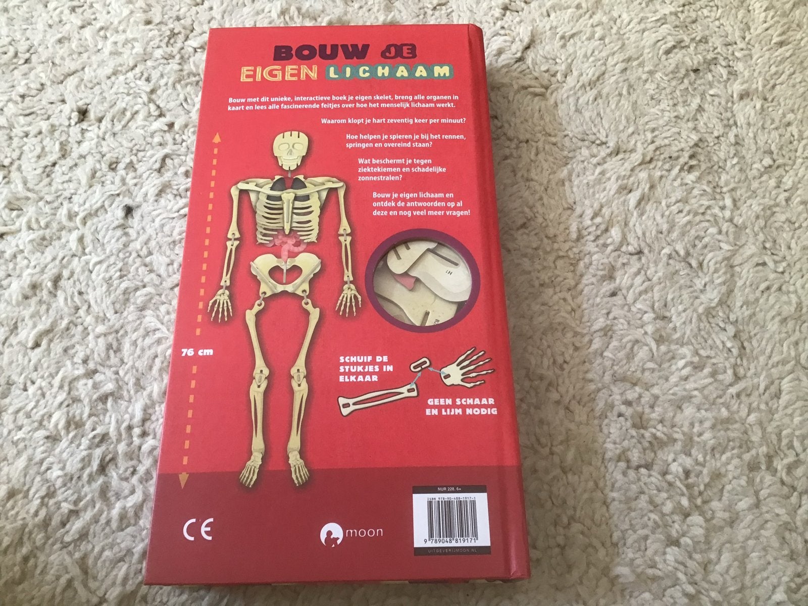 Bouw je Eigen Lichaam - Interactief Skelet Bouwpakket giro55, Ophalen of Verzenden, Zo goed als nieuw