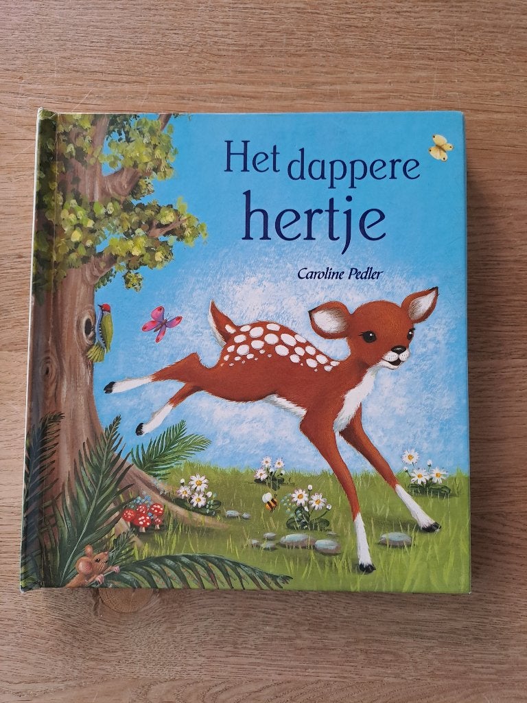 HET DAPPERE HERTJE. CAROLINE PEDLER. JILLIAN HARKER. RELIËF, Boeken, Gelezen, Ophalen of Verzenden, 2 tot 3 jaar, Uitklap-, Voel- of Ontdekboek