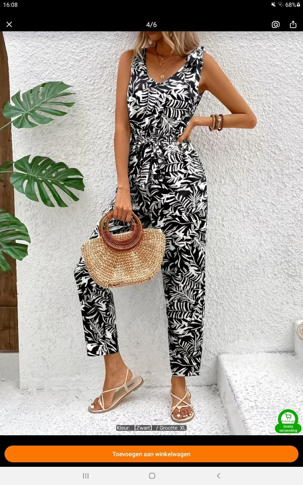 Nieuw , Mooie Jumpsuit maat XL  vandaag voor  VOOR €10, Ophalen of Verzenden, Nieuw, Maat 46/48 (XL) of groter, Blauw