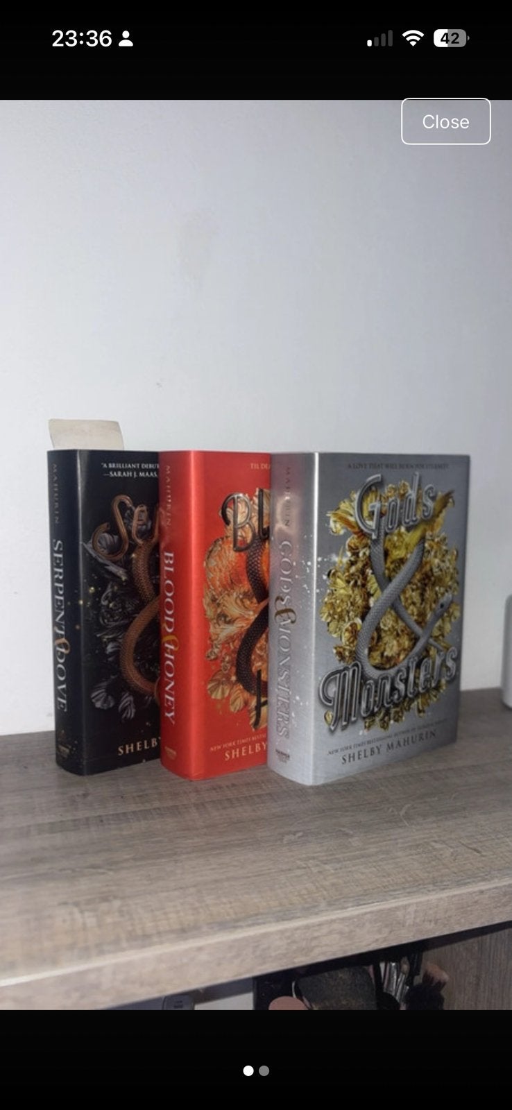 Serpent and dove trilogy, Boeken, Fantasy, Ophalen of Verzenden, Zo goed als nieuw
