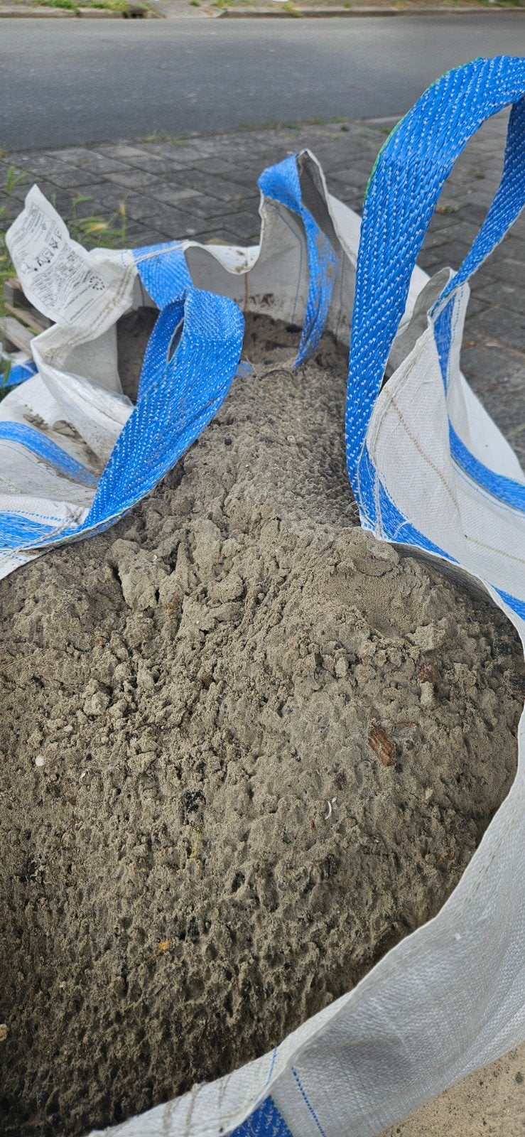Big bag straatzand (bijna 1 m²) gratis af te halen, Ophalen of Verzenden, Gebruikt, Straatzand