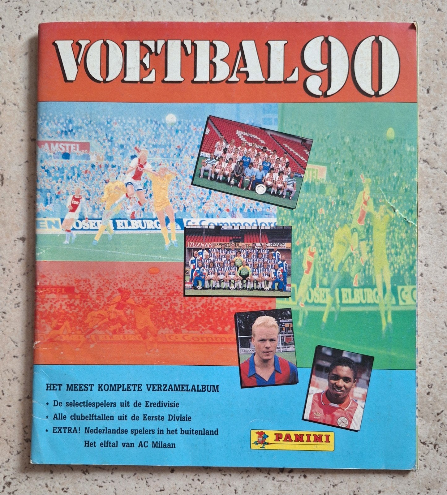 Panini Voetbal 90 Verzamelalbum - Incompleet, Ophalen of Verzenden, Gebruikt, Overige binnenlandse clubs, Poster, Plaatje of Sticker