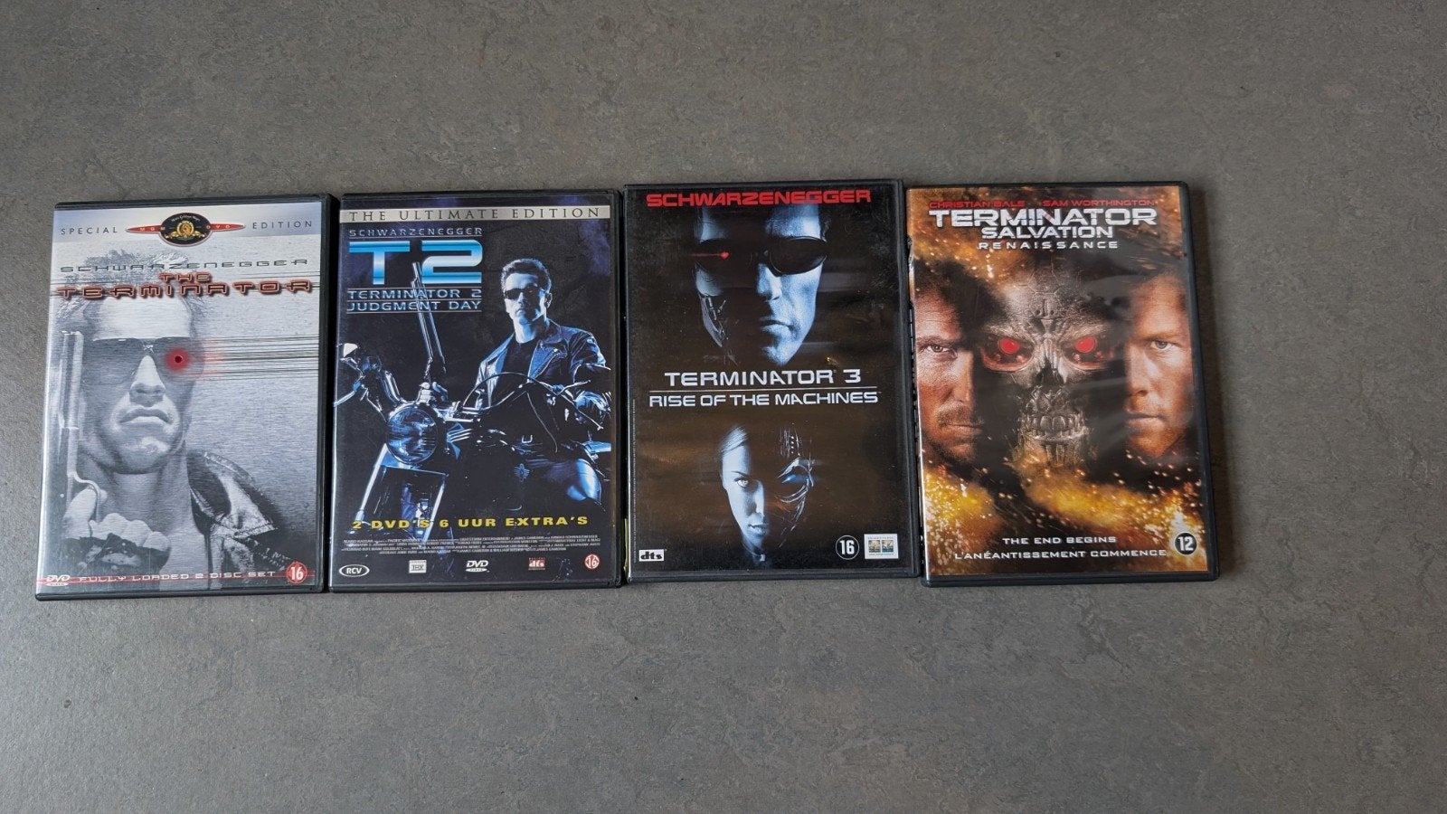 Terminator DVD Boxset - De complete collectie, Vanaf 16 jaar, Nederlands, Actiethriller, Ophalen of Verzenden