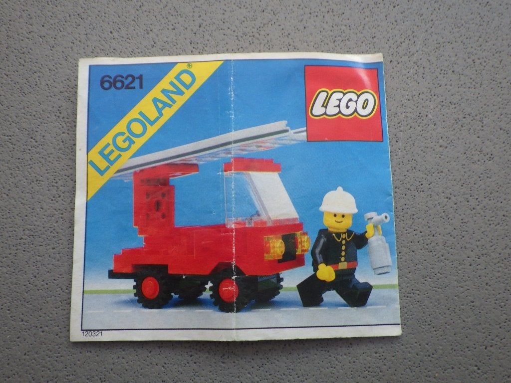 Lego Legoland 6621 boekje, Ophalen of Verzenden, Gebruikt