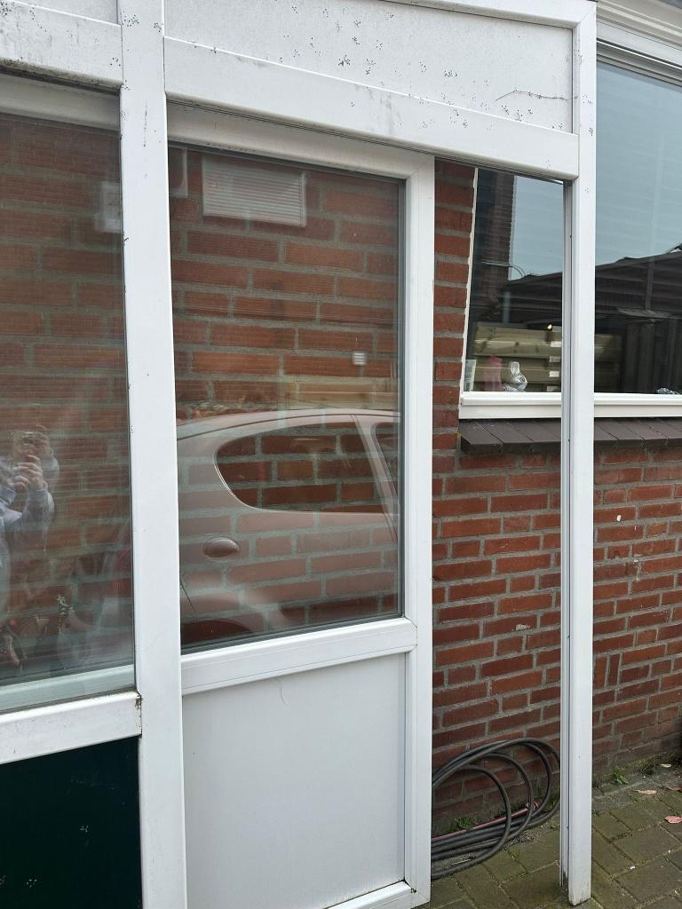 Kozijn, Ophalen, Kunststof, Gebruikt, 150 tot 225 cm