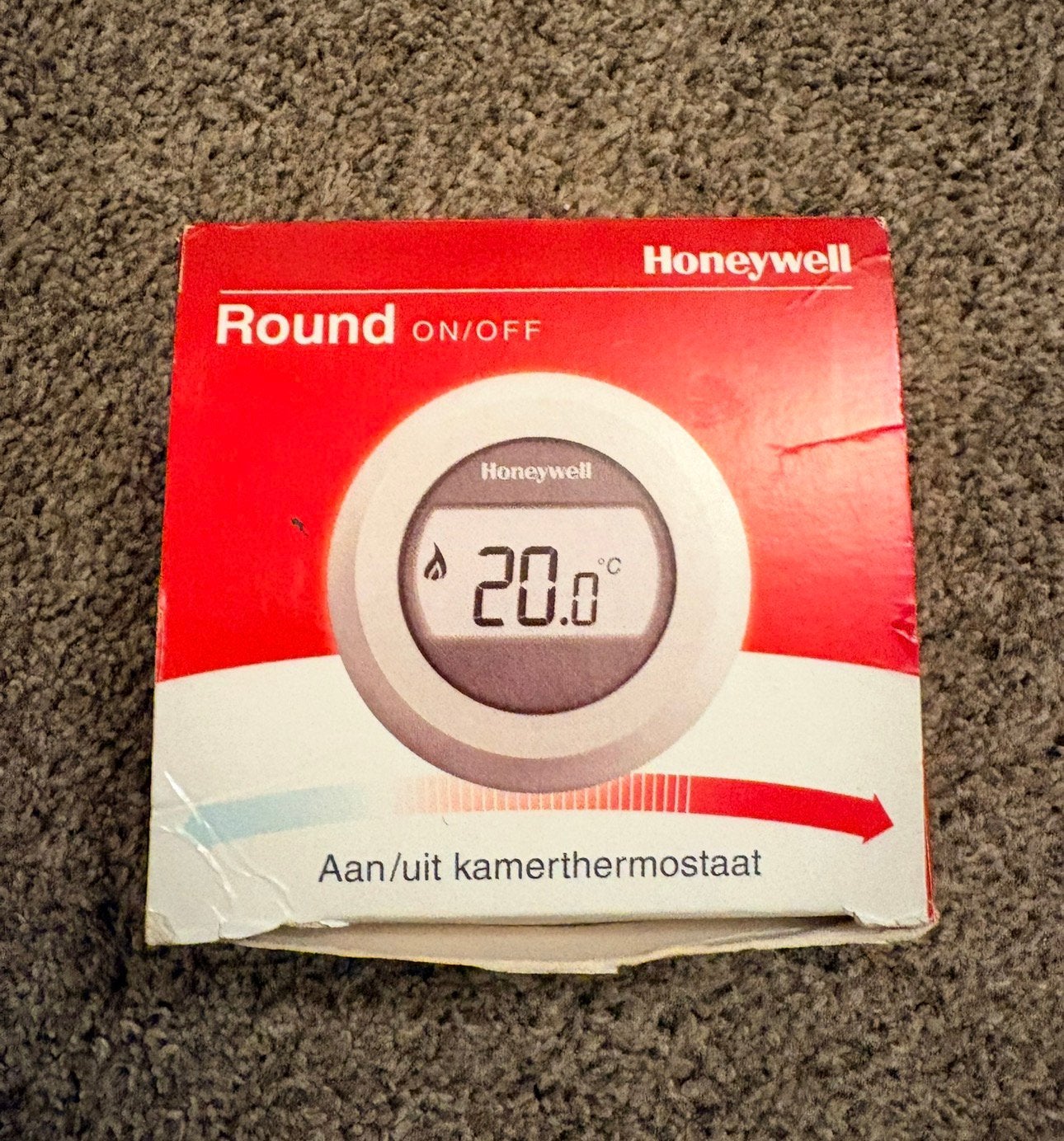 Nieuw Honeywell thermostaat Round aan/uit met draaiknop, Ophalen of Verzenden, Nieuw