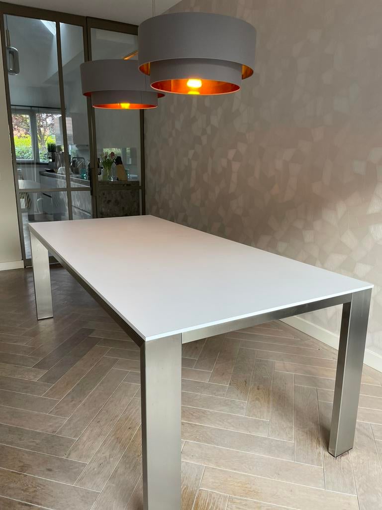 Bert Plantagie Eettafel (Edge) 100x220 cm - Zeer goede staat, Ophalen, 100 tot 150 cm, 200 cm of meer, Zo goed als nieuw