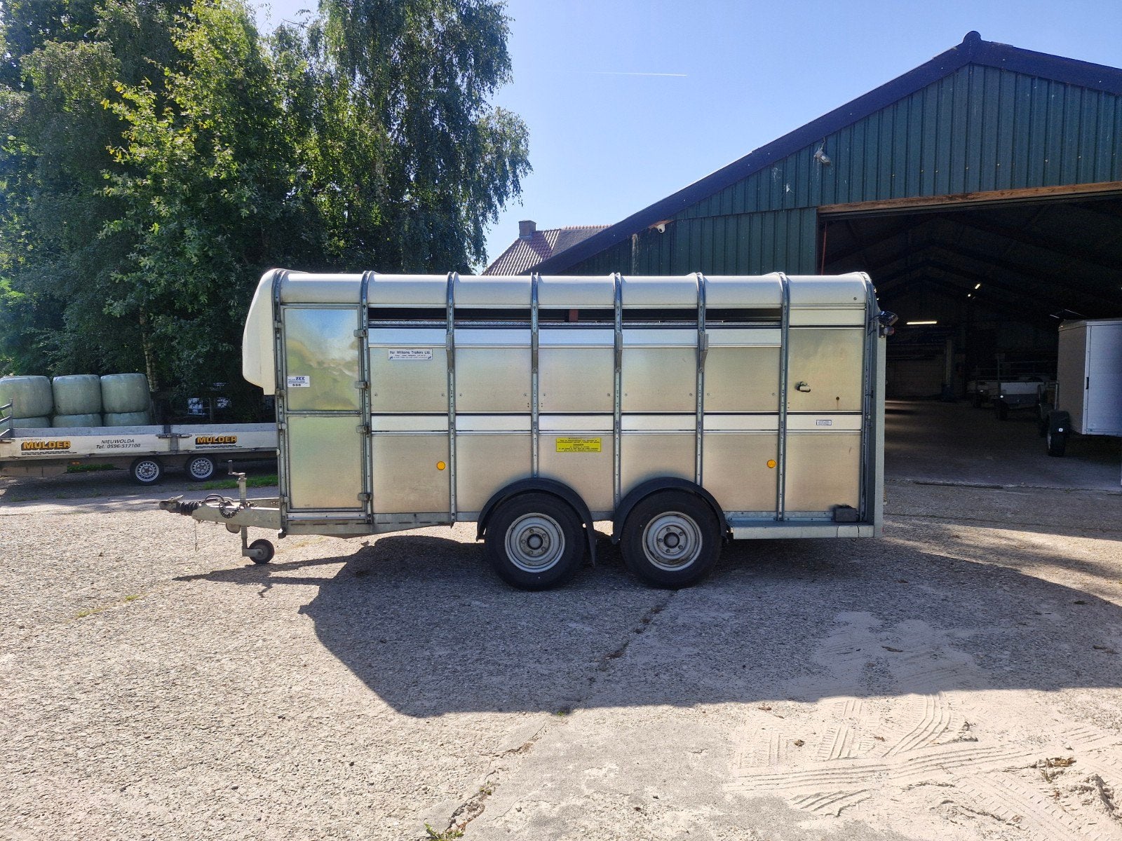Ifor williams veetrailer 3500kg dubbele laadvloer, Auto diversen, Ophalen, Gebruikt, -, -