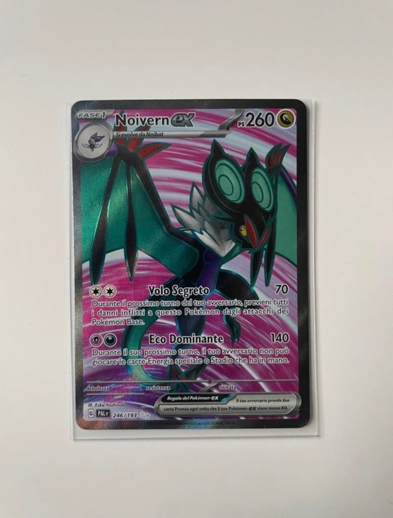 Noivern ex 246/193 Full Art - Obsidian Flames, Ophalen of Verzenden, Zo goed als nieuw, Losse kaart, Foil