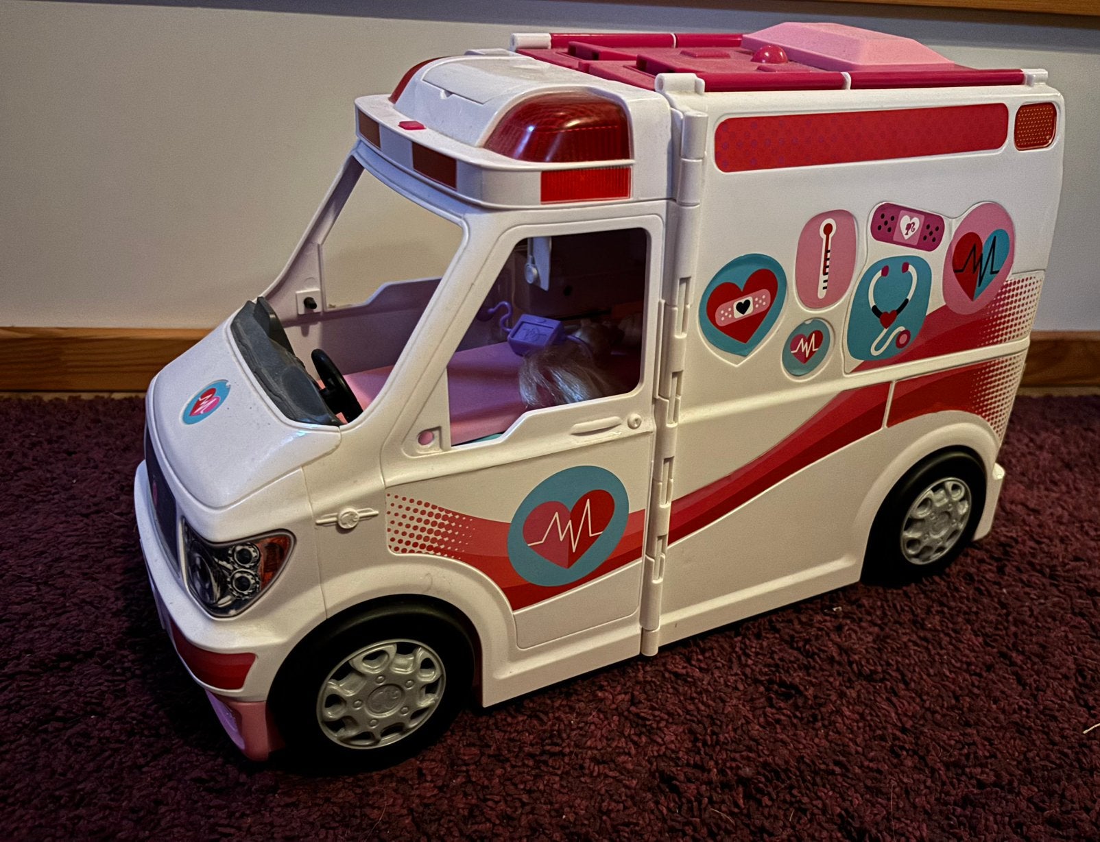 Barbie ziekenwagen, Ophalen of Verzenden, Zo goed als nieuw