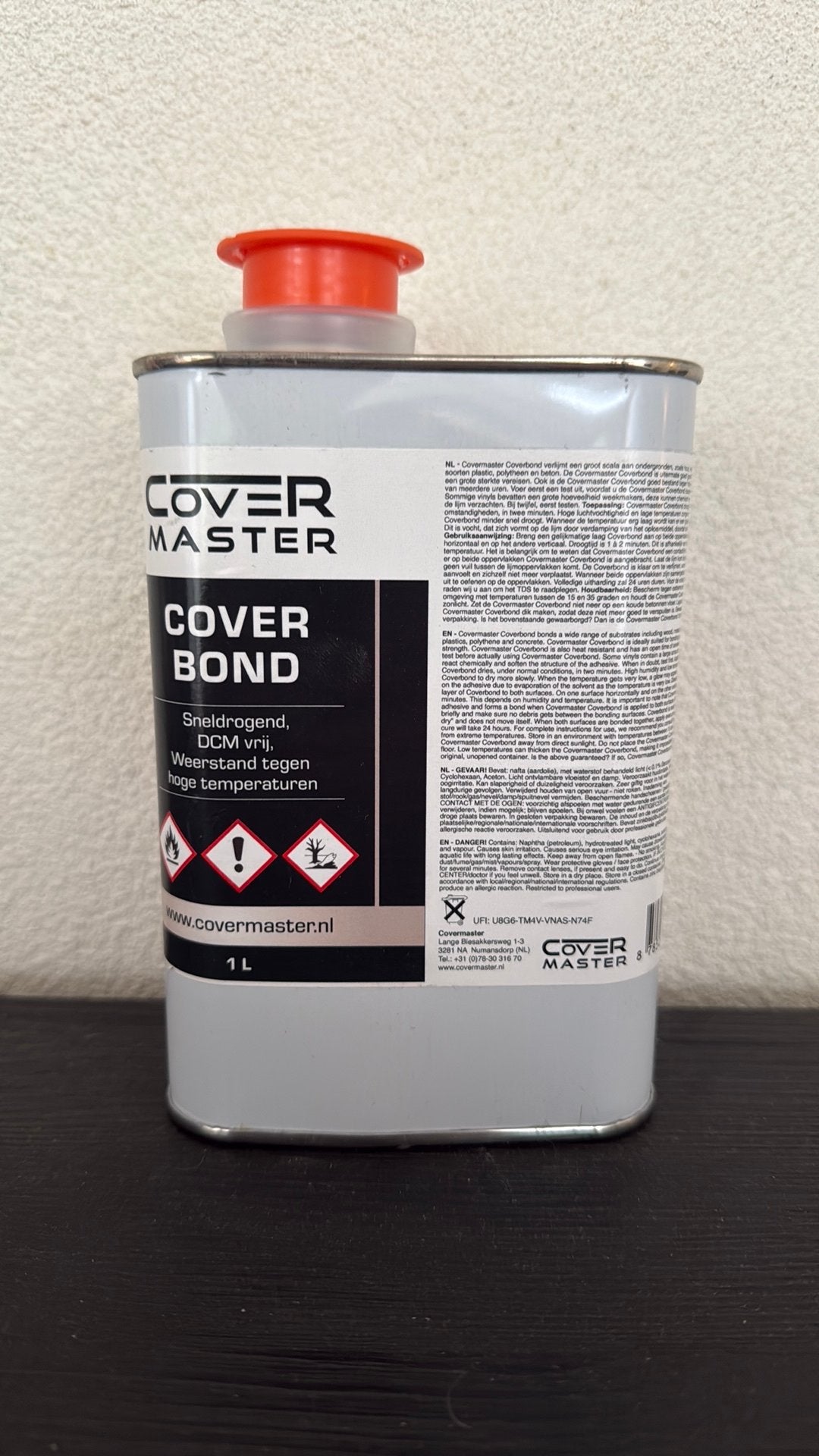 EPDM lijm / contactlijm 1L – Covermaster Coverbond – nieuw, Ophalen of Verzenden, Nieuw