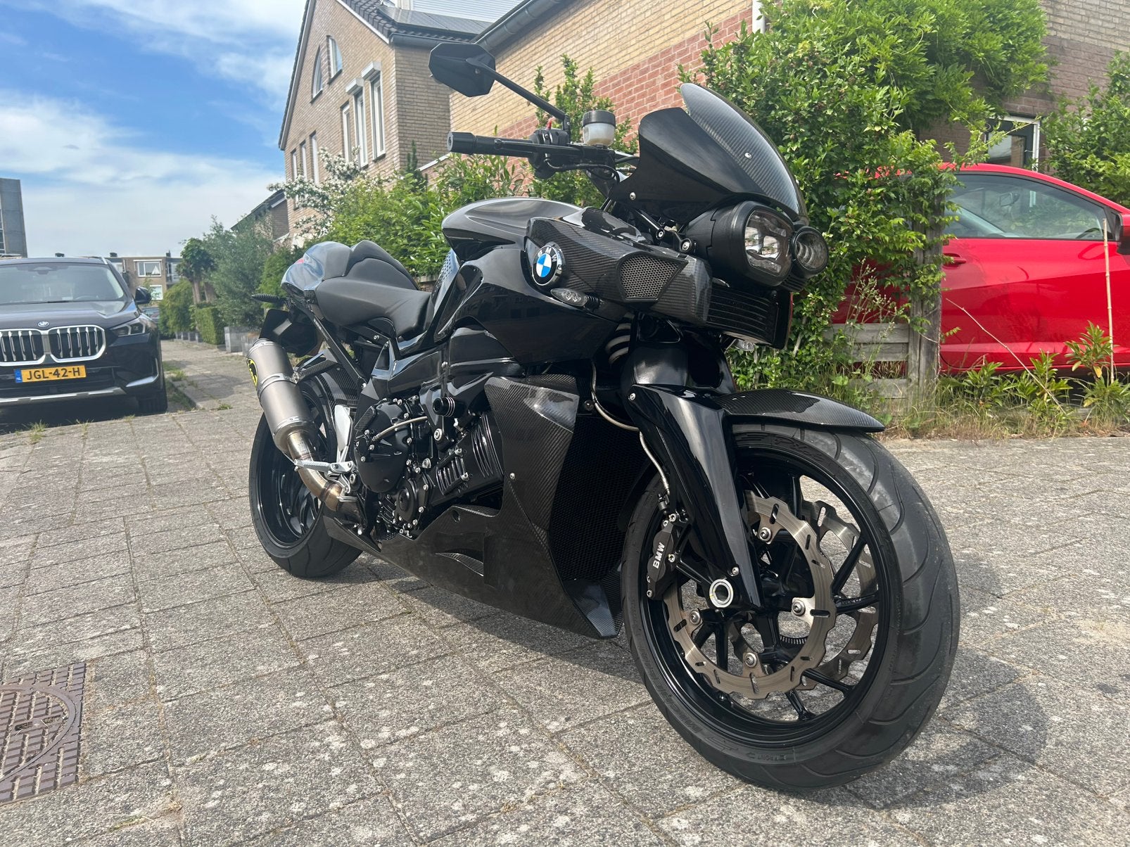 BMW K1200R Van Harten- Nieuwstaat- echtCarbon-Hotcam uitlaat, 4 cilinders, Motorrijbewijs A, Gebruikt, Particulier
