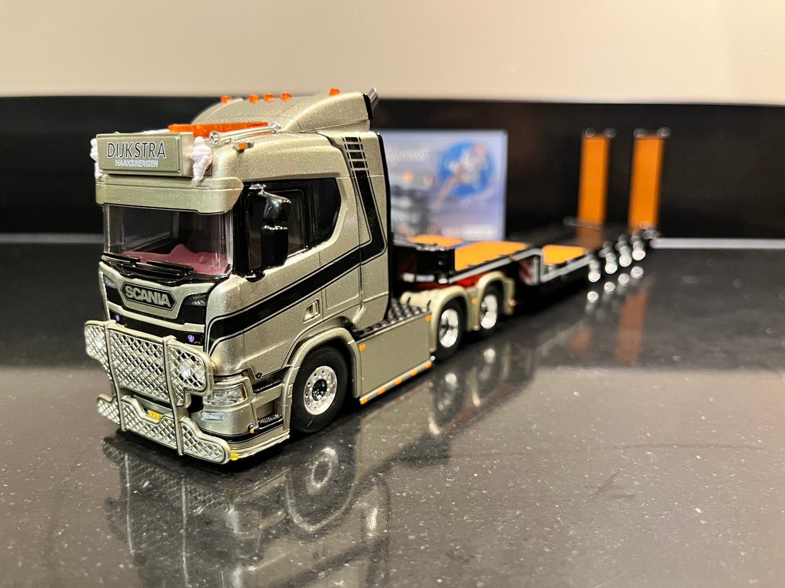 WSI Scania R V8 Dijkstra transport, Ophalen of Verzenden, Nieuw, Bus of Vrachtwagen, Wsi