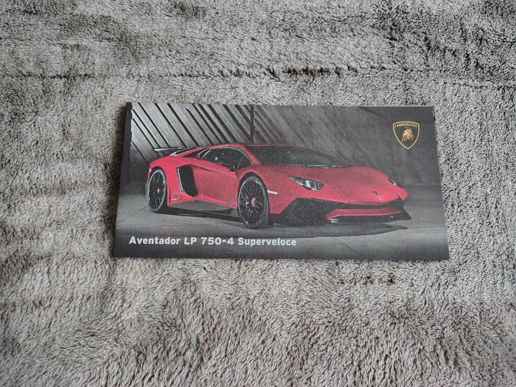 Folder: Lamborghini Aventador LP 750-4 Superveloce, Verzenden, Overige merken